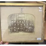 Framed photo life guards regiment including the Prince of Wales 1881