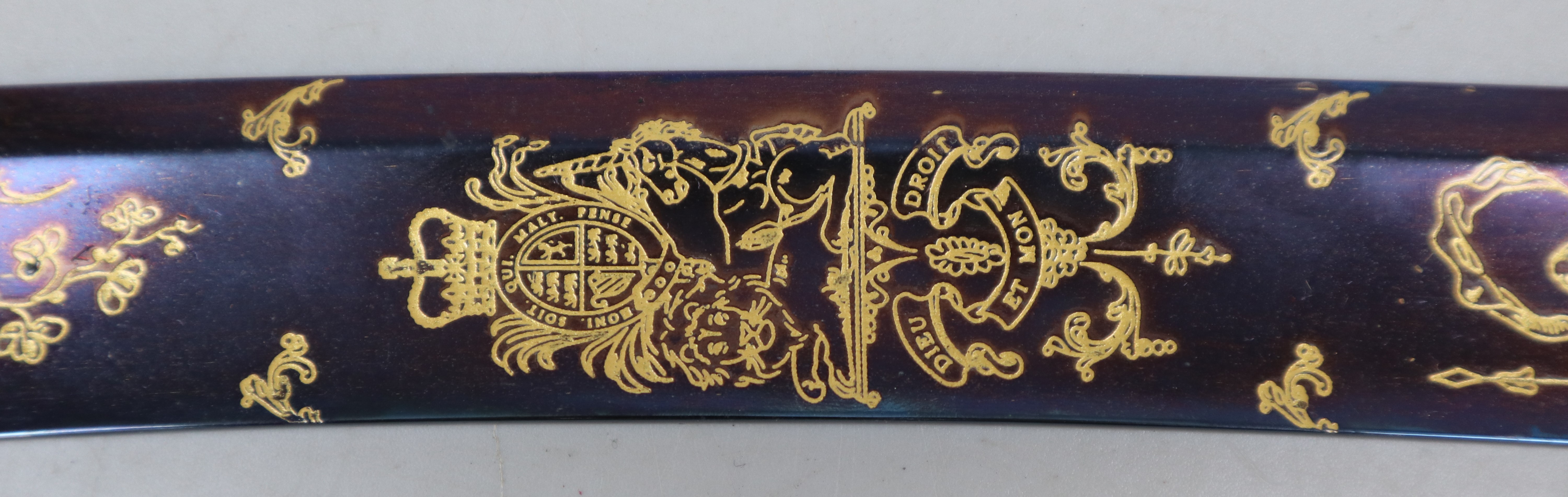 Craig & Co curved and decorated sword blade - Image 4 of 7
