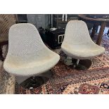 Pair of retro swivel chairs