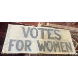 Suffragettes Votes for Women banner