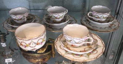 Antique Dresden tea set