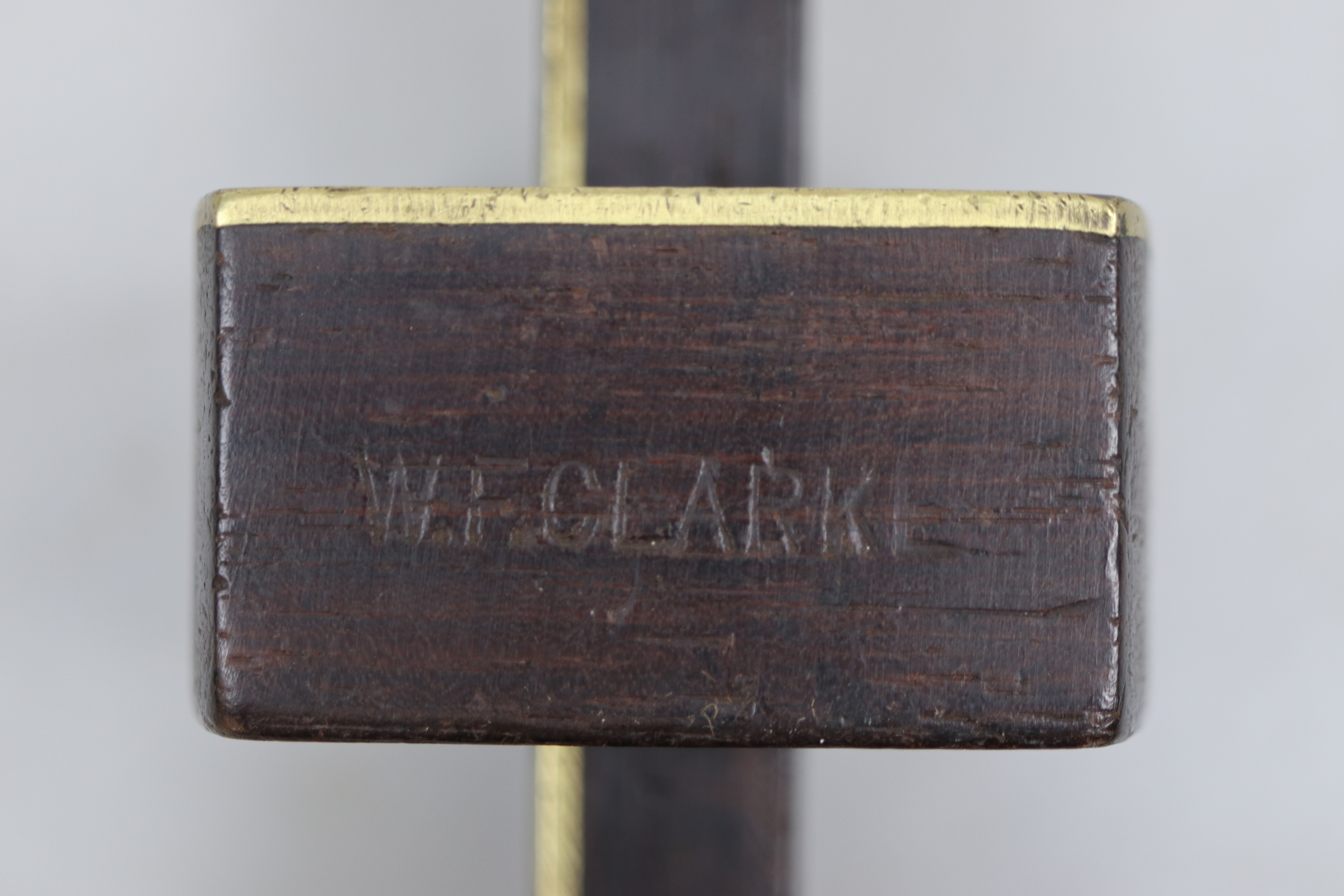 Antique woodworkers scribe together with a brass angle measure - Image 4 of 5