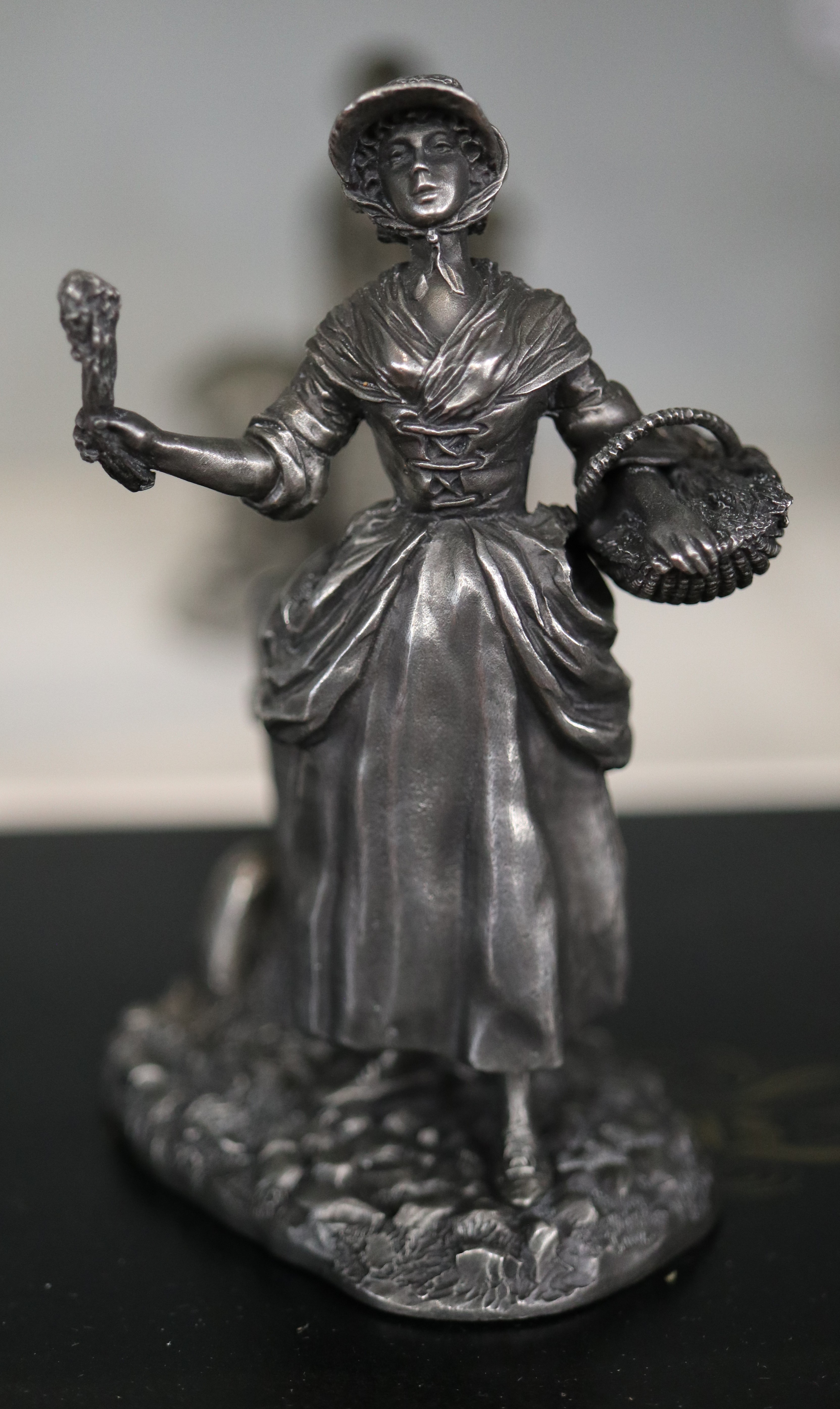 Complete collection of pewter figurines the Cries of London in original boxes - Image 12 of 13