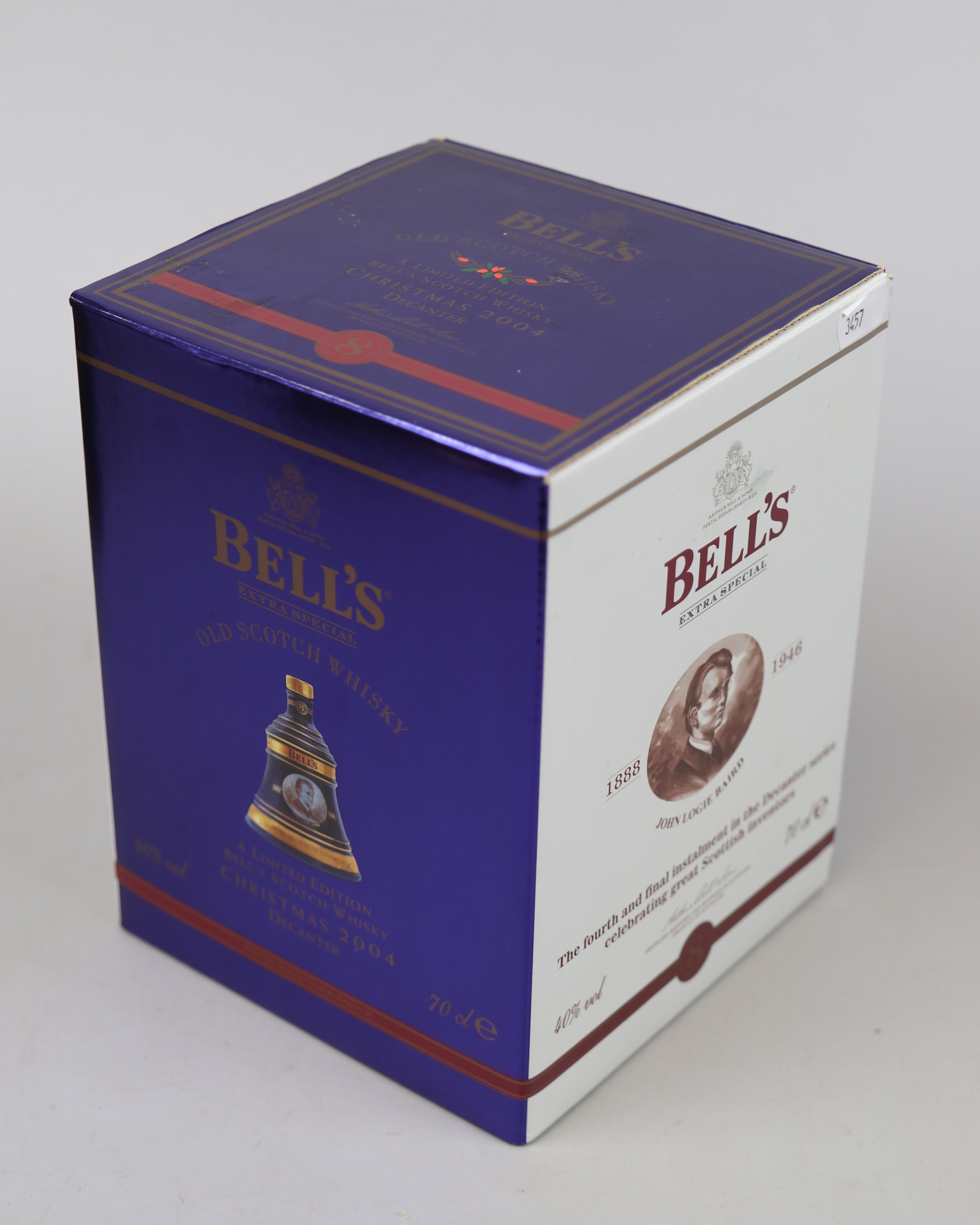 2 Bells whiskey decanters - Full & sealed in original boxes - Image 9 of 9