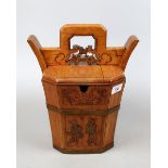 Chinese wooden rice basket