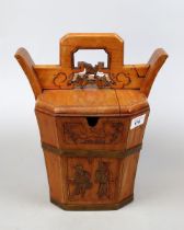 Chinese wooden rice basket