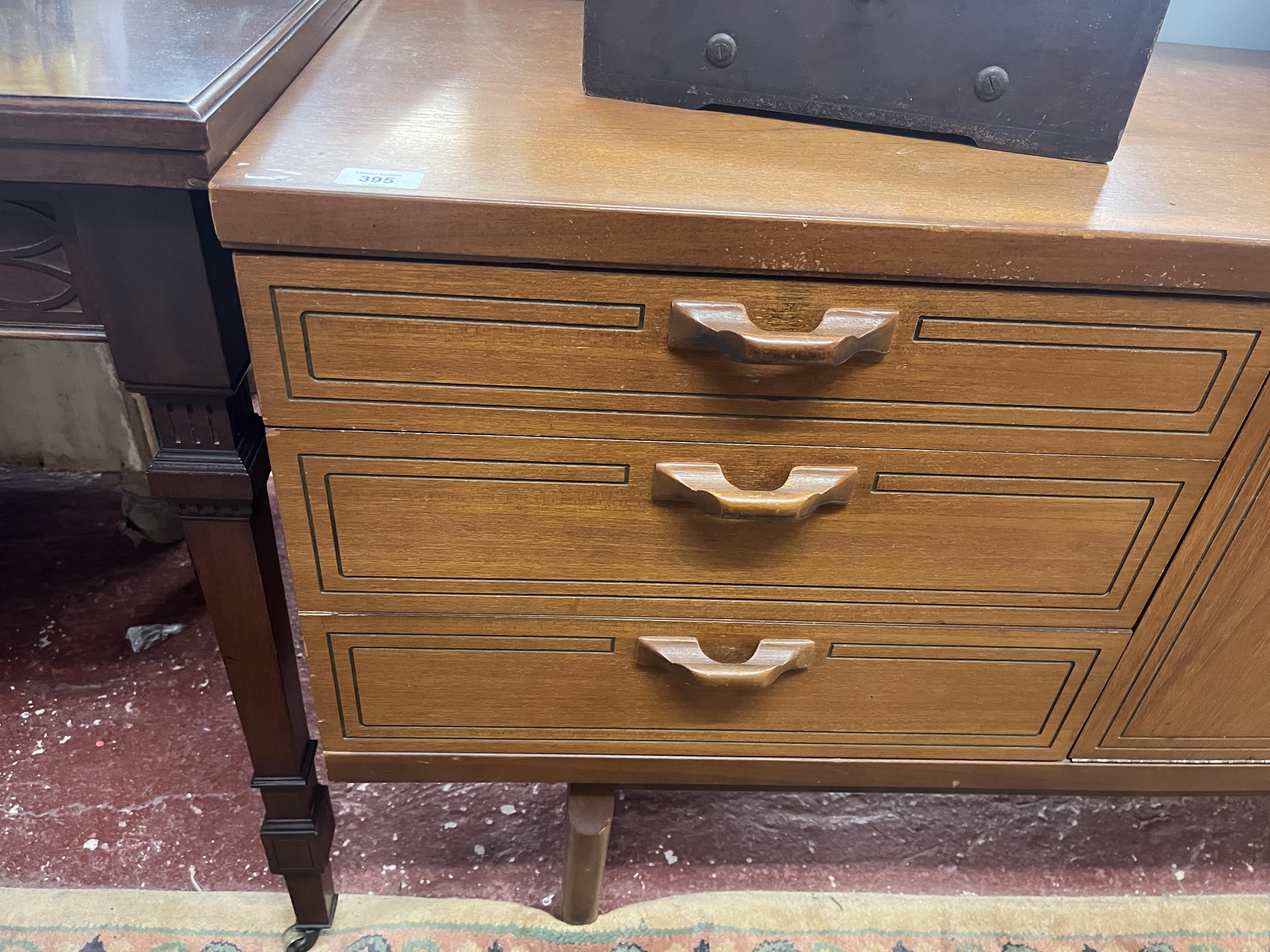 Teak mid-century sideboard by Beautillity - Approx size: W: 162cm D: 46cm H: 73cm - Image 5 of 5