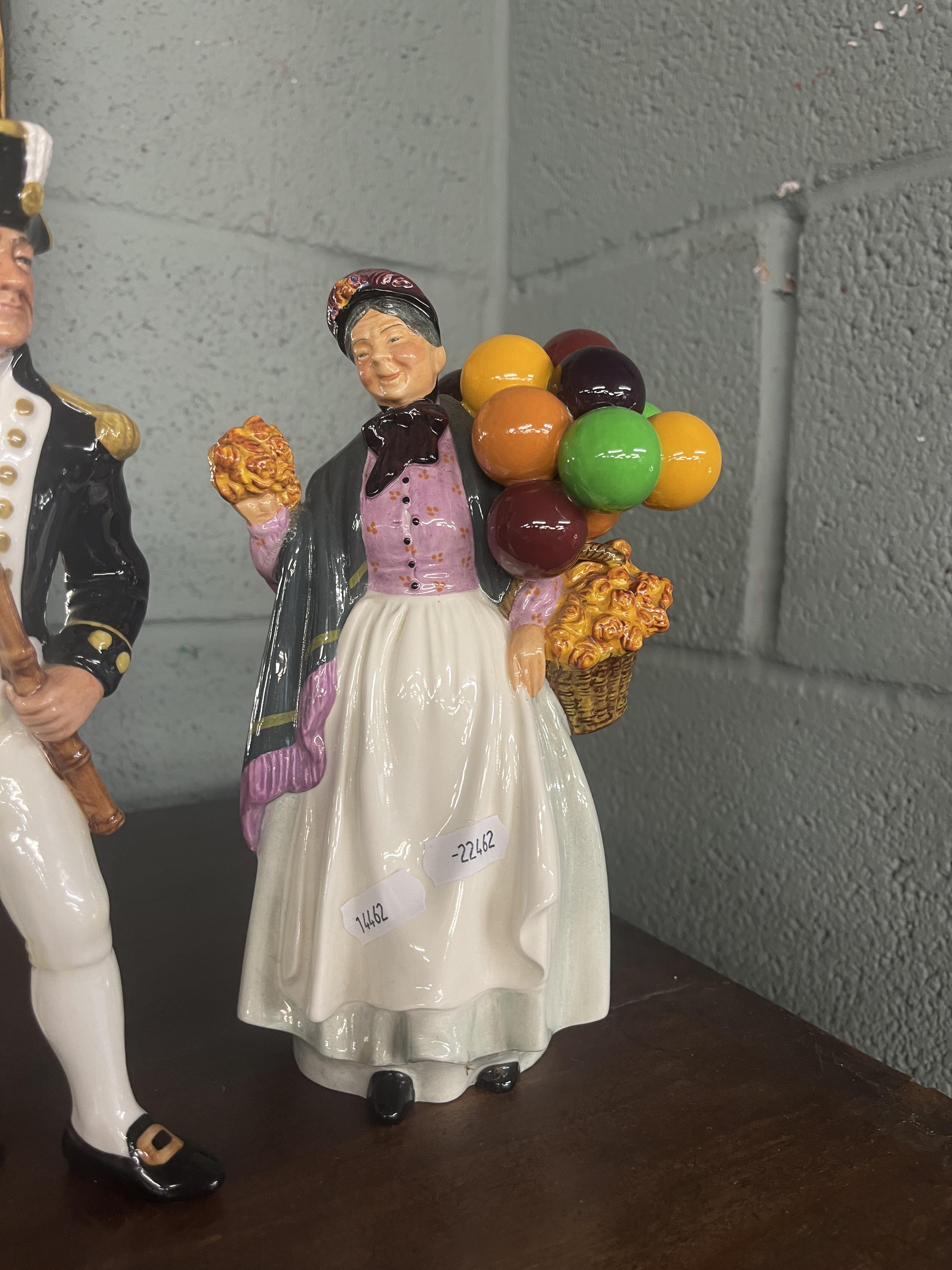 2 Royal Doulton figurines - The Captain & Biddy Penny Farthing - Image 2 of 5