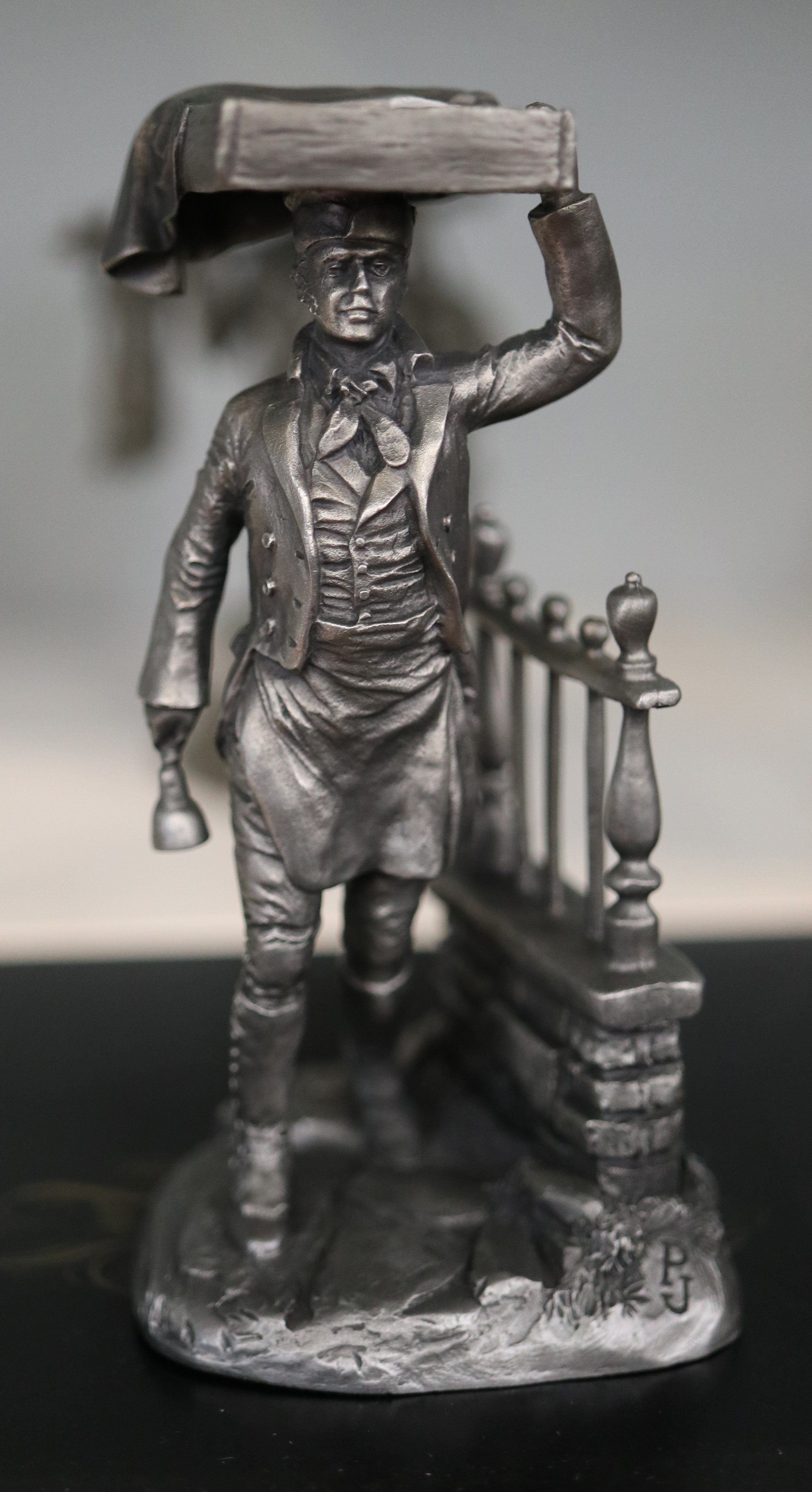 Complete collection of pewter figurines the Cries of London in original boxes - Image 10 of 13
