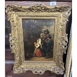 19thC Oil painting by H. A. Smith 1859 - Approx image size: 22cm x 32cm