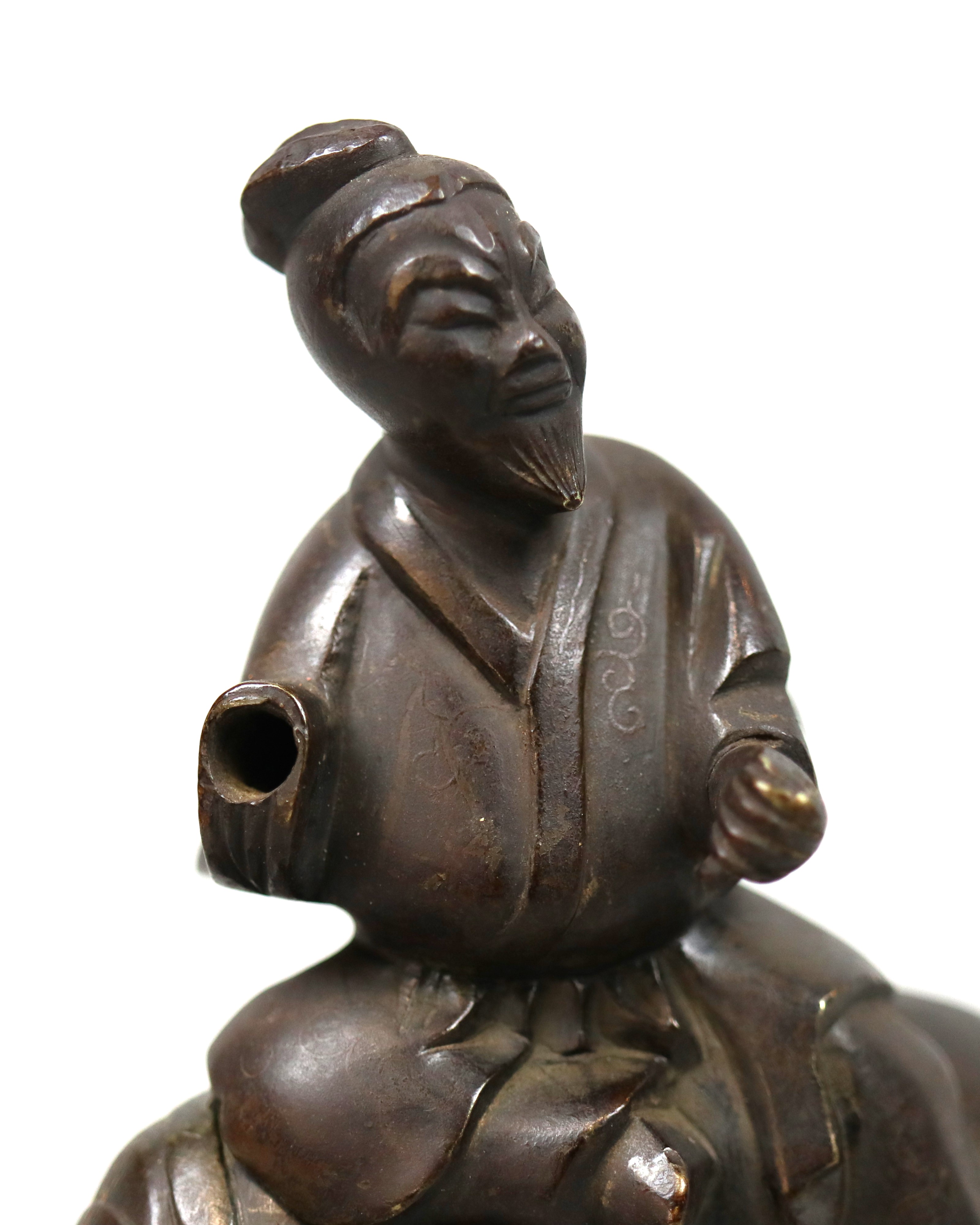 Oriental bronze incense burner A/F - Image 5 of 5