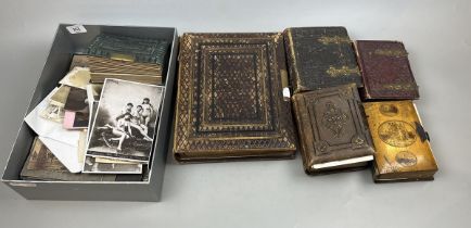 Collection of Victorian photographs and postcards
