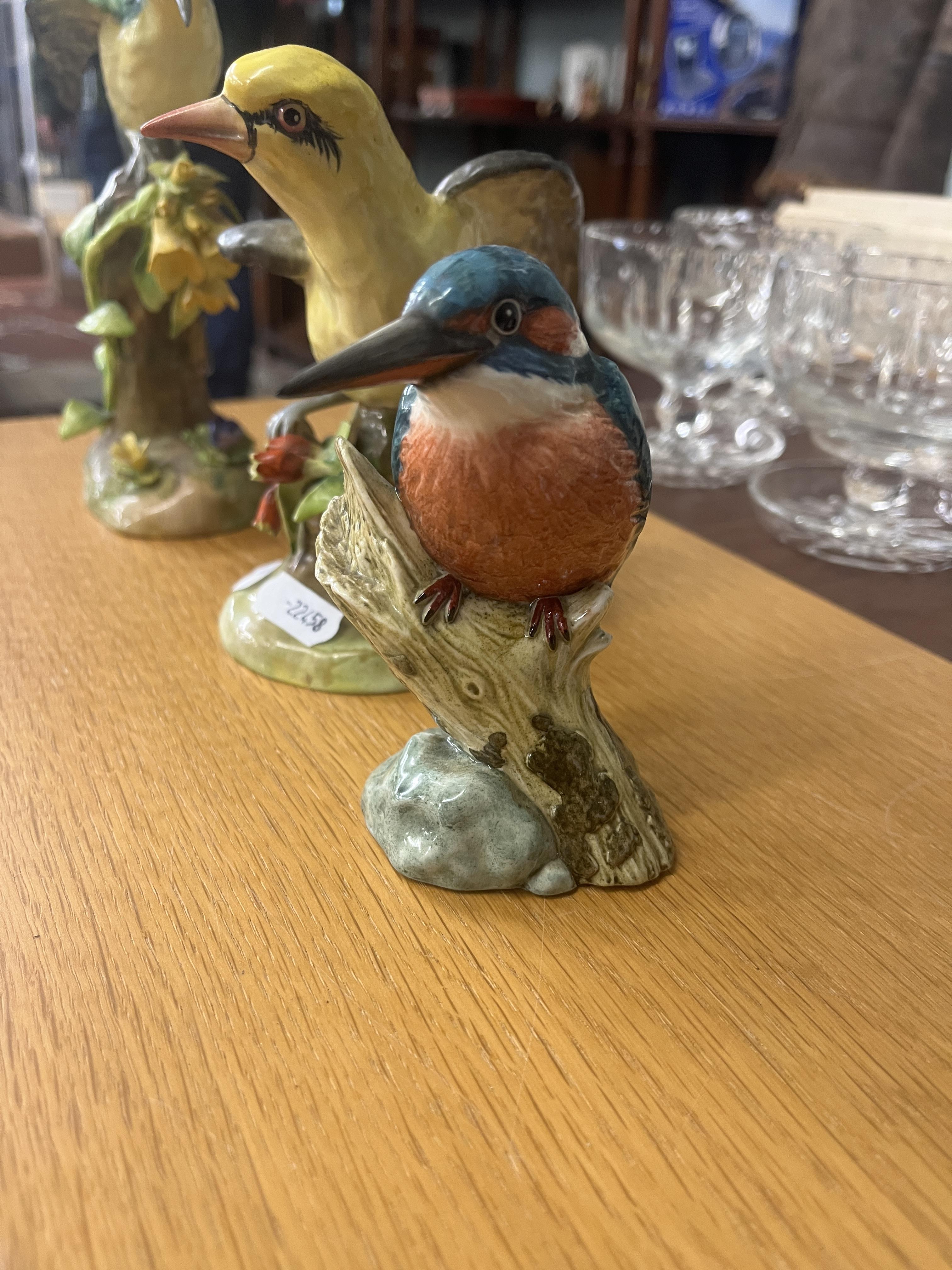 Bird figurines to include 2 Crown Staffordshire - Image 2 of 7