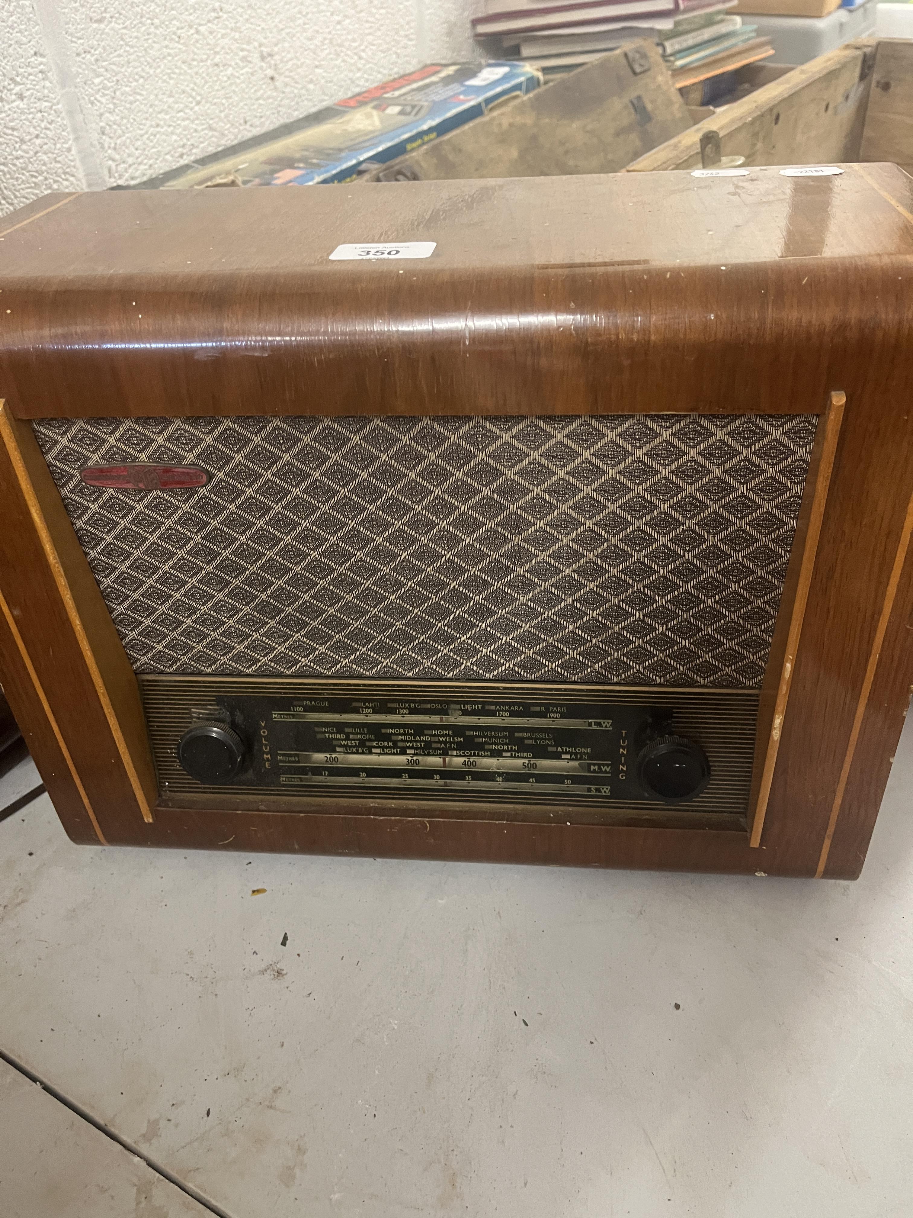 2 valve radios - Image 2 of 3