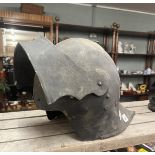 Reproduction medieval sallet style helmet