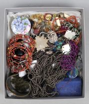 Box of costume jewellery