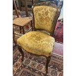 Antique French gilt framed chair