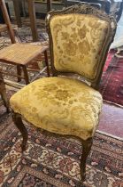 Antique French gilt framed chair