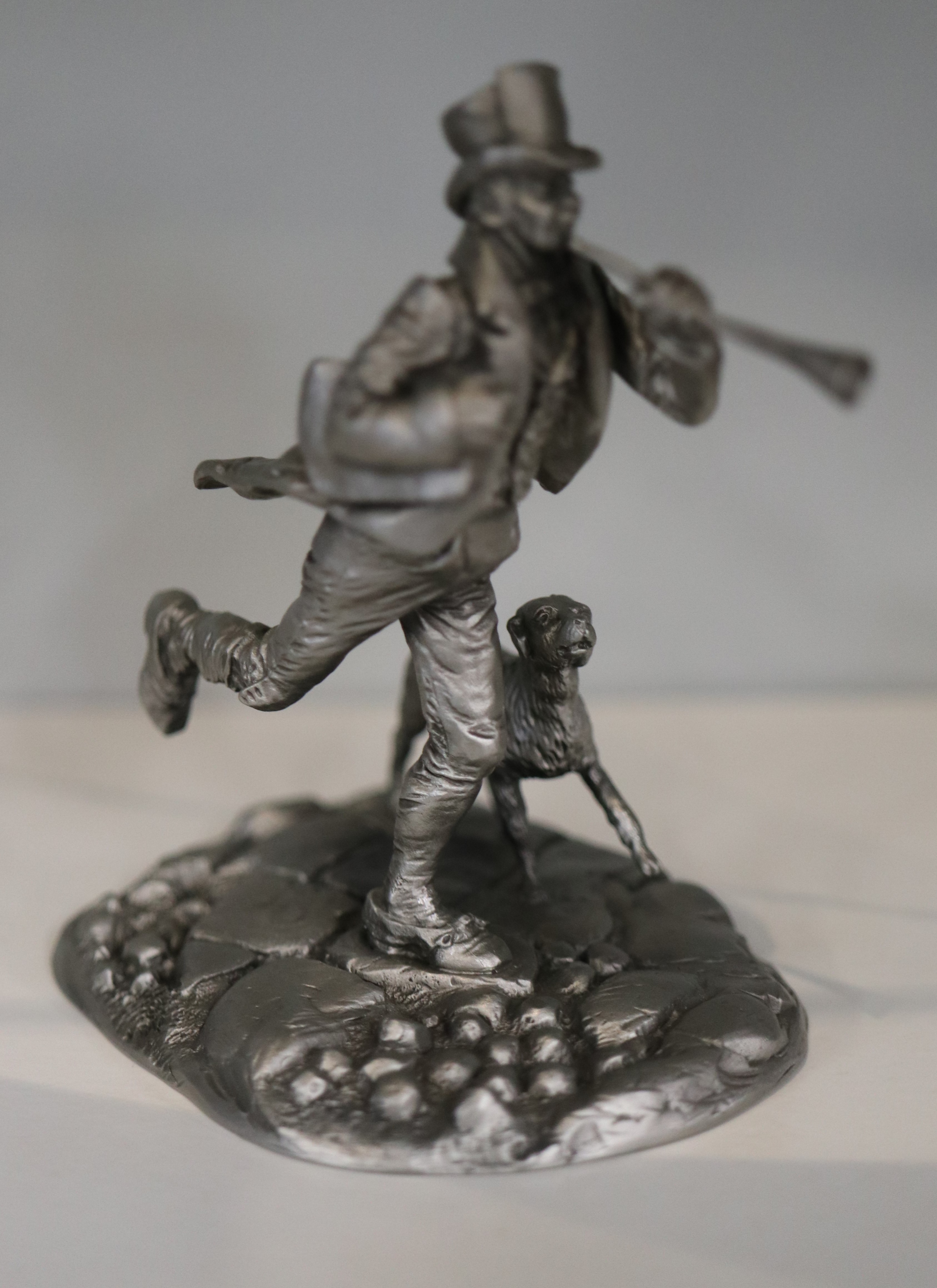Complete collection of pewter figurines the Cries of London in original boxes - Image 5 of 13