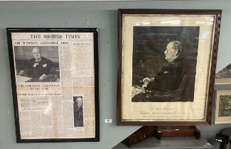 2 Winston Churchill prints