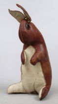 Vintage leather Omersa style rabbit