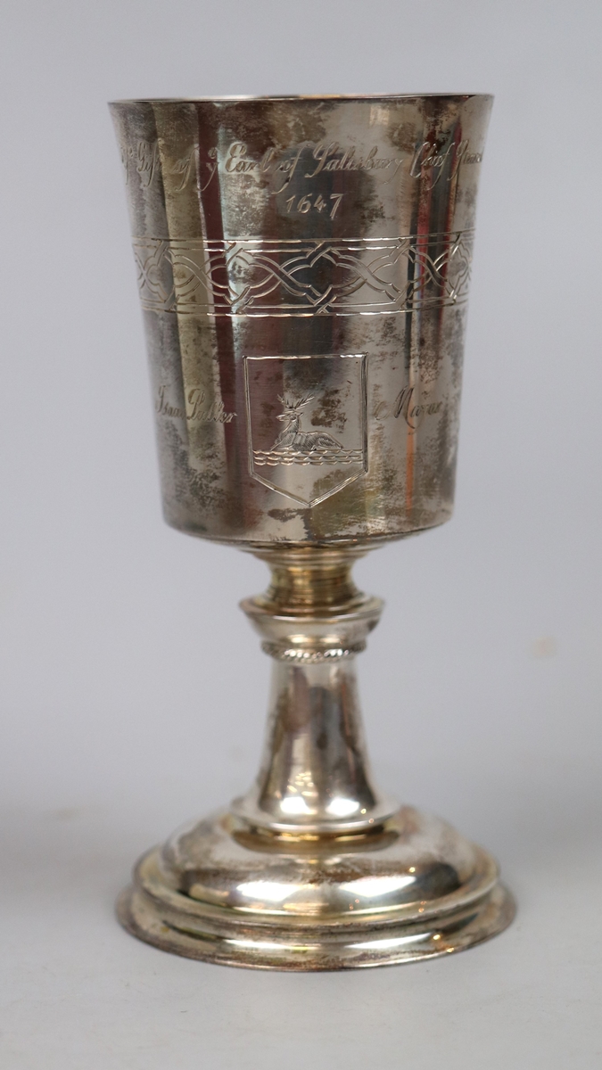 Aurum boxed hallmarked silver Hertford Elizabethan Chalice - Approx 16cm tall - Image 2 of 5
