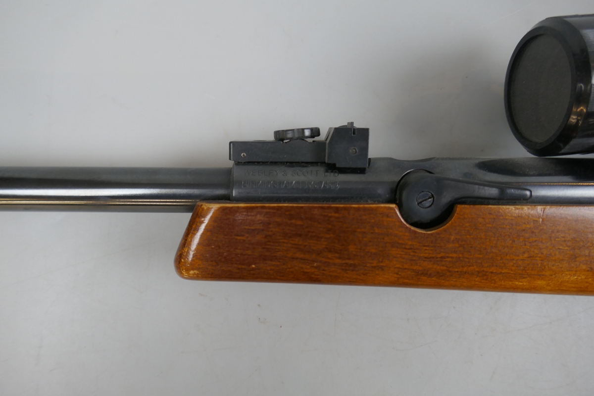Webley & Scott air rifle with scope - Image 2 of 6