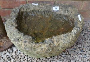 Stone trough