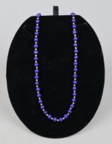 9ct gold Lapis Lazuli necklace