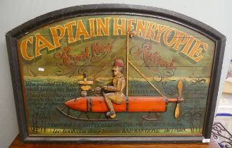 Captain Henry Opie relief plaque - Approx size: 99cm x 69cm