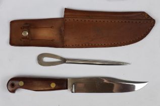 Sailor's knife & rigging awl kit in sheath