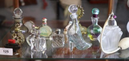 Collection of perfume bottles