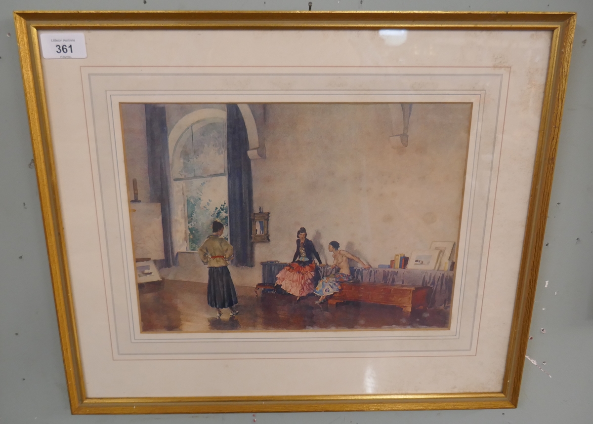Collection of William Russell Flint prints - Image 4 of 7