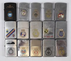 Collection of Zippo lighters