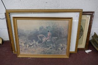 Collection of hunting prints