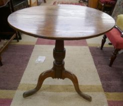 Georgian tripod table - Approx D: 71cm