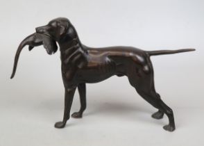 Bronze Labrador sculpture - Approx height: 23cm