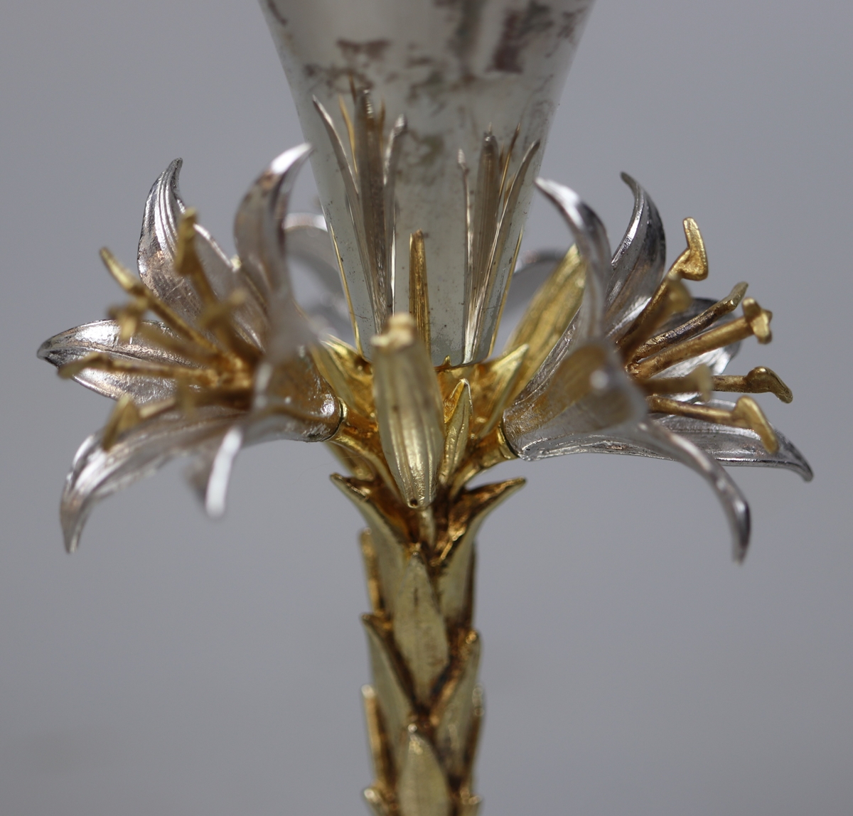 Aurum boxed hallmarked silver and gold Blackburn Cathedral Goblet - Approx 16.5cm tall - Image 3 of 7