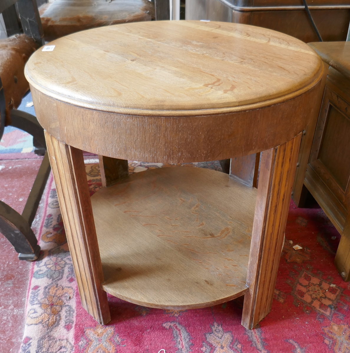 Heals of London oak coffee table - Image 2 of 2