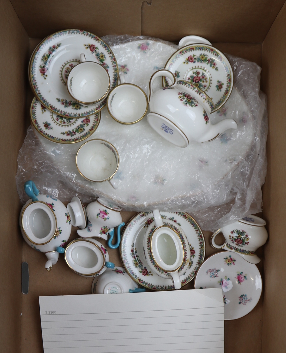 Collection of cups & saucers to include miniature examples - Image 4 of 9