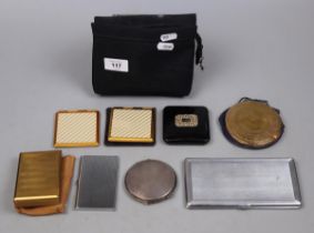Collection of compacts & cigarette cases