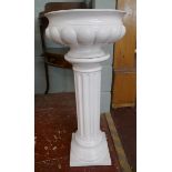 Ceramic jardinaire - Approx H: 81cm