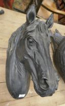 Plaster horses head