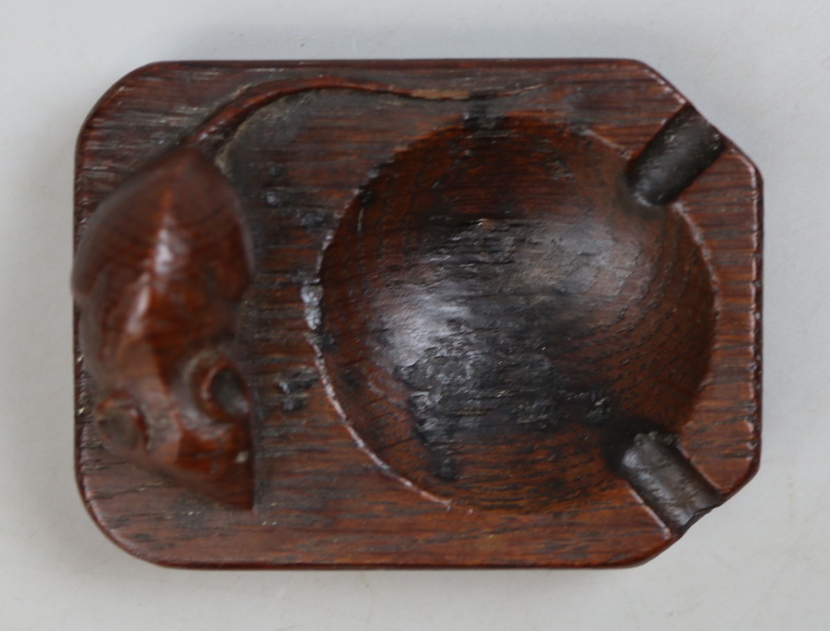 Early Robert Mouseman Thompson ashtray - Image 2 of 2