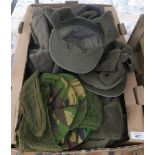 Collection of cold weather military hats - NATO, Czech and Austrian