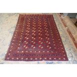 Mid 20thC vintage Afghan tribal wool handwoven rug - Approx 211cm x 150cm