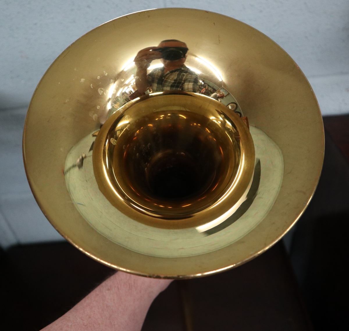 Trombone - King in original box together with 9 BS gold plated mouth piece - Image 7 of 8