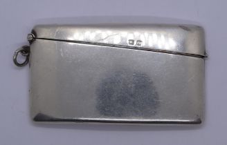 Silver card case