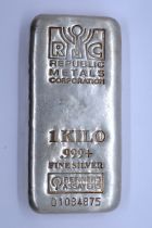 Silver 1 kilo .999 + ingot