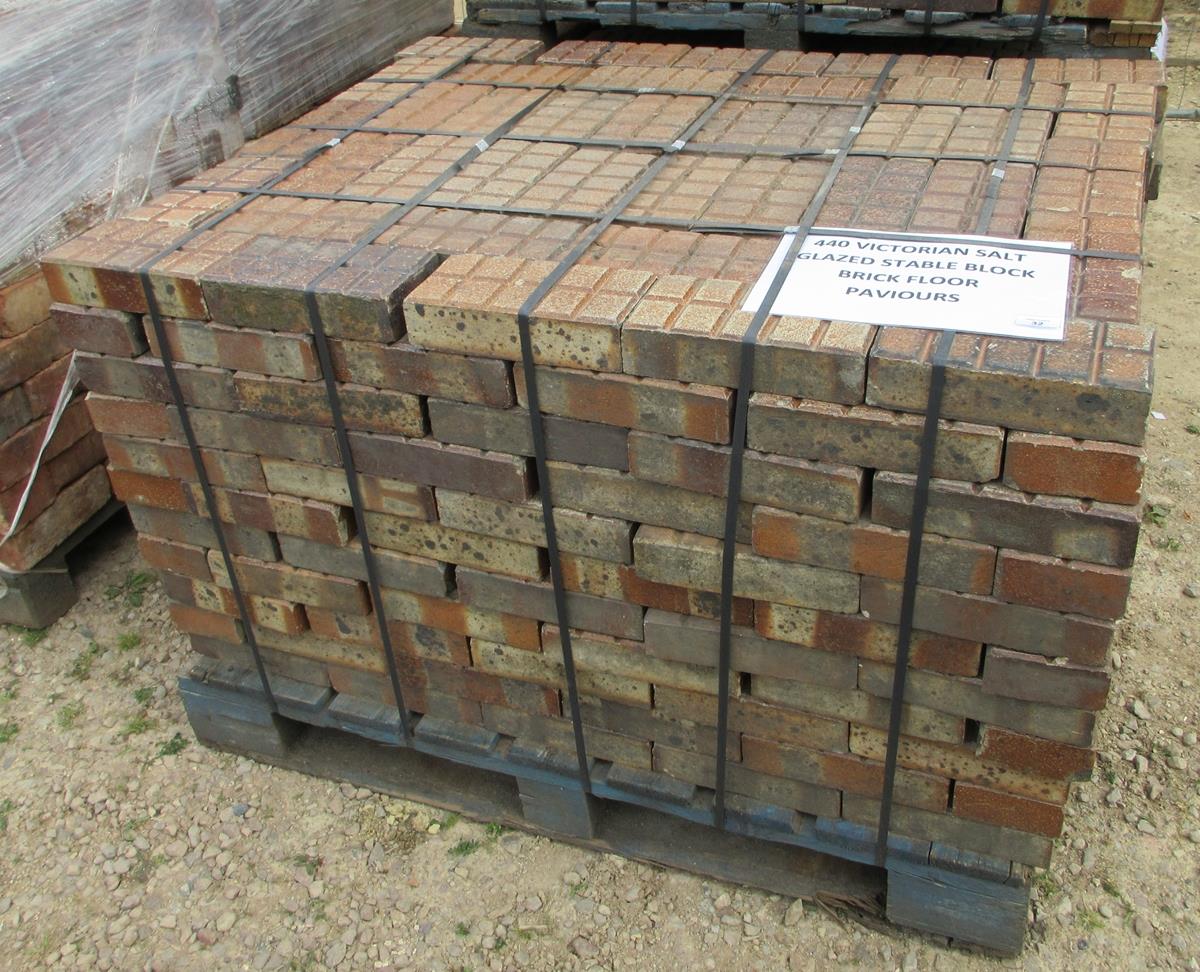 440 Victorian salt glazed stable block pavers